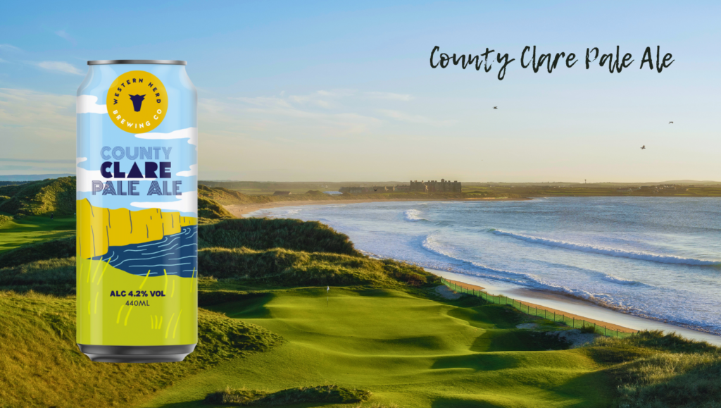 County Clare Pale Ale on the Golf Course in Doonbeg