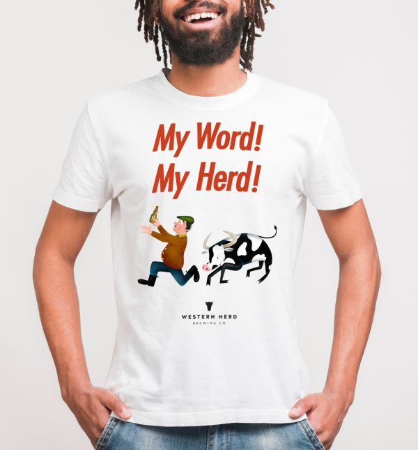 My Word, My Herd - Short sleeve unisex T-Shirt (grey)