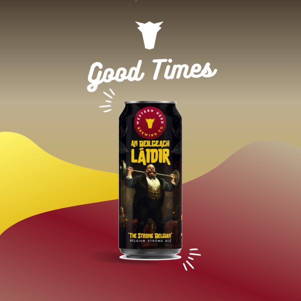 Strong Belgian Beer Can